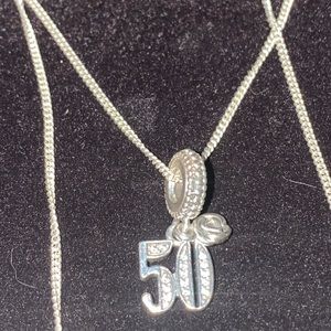 50th birthday pandora necklace